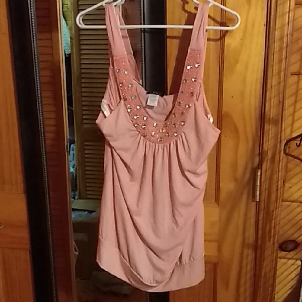 Rhinestone Tank Top